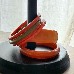 Vintage Bakelite Bangle Set